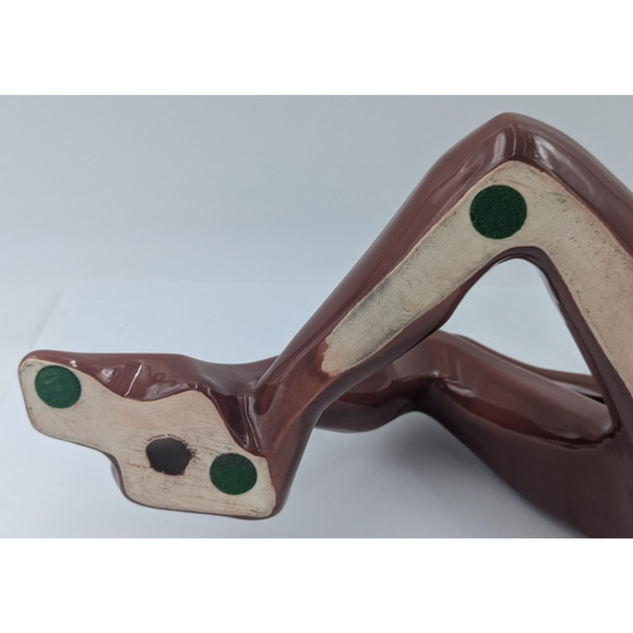 Vintage MCM 1976 Jaru Pottery Cubist Nude Woman Sculpture - Picture 11 of 12